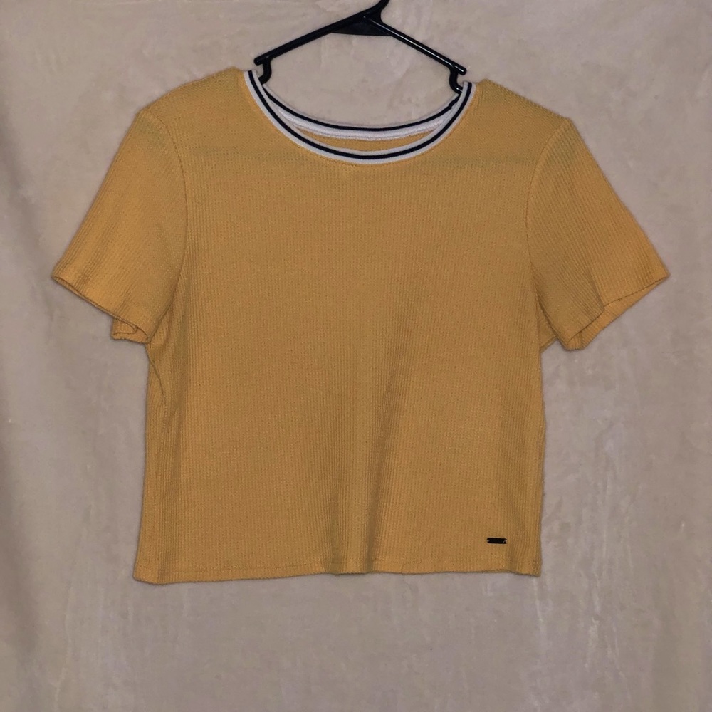 Hollister Yellow Crop Top